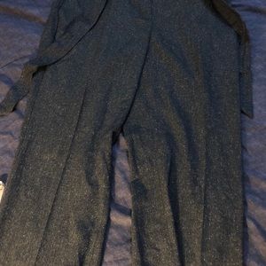 Loft trousers with tie belt